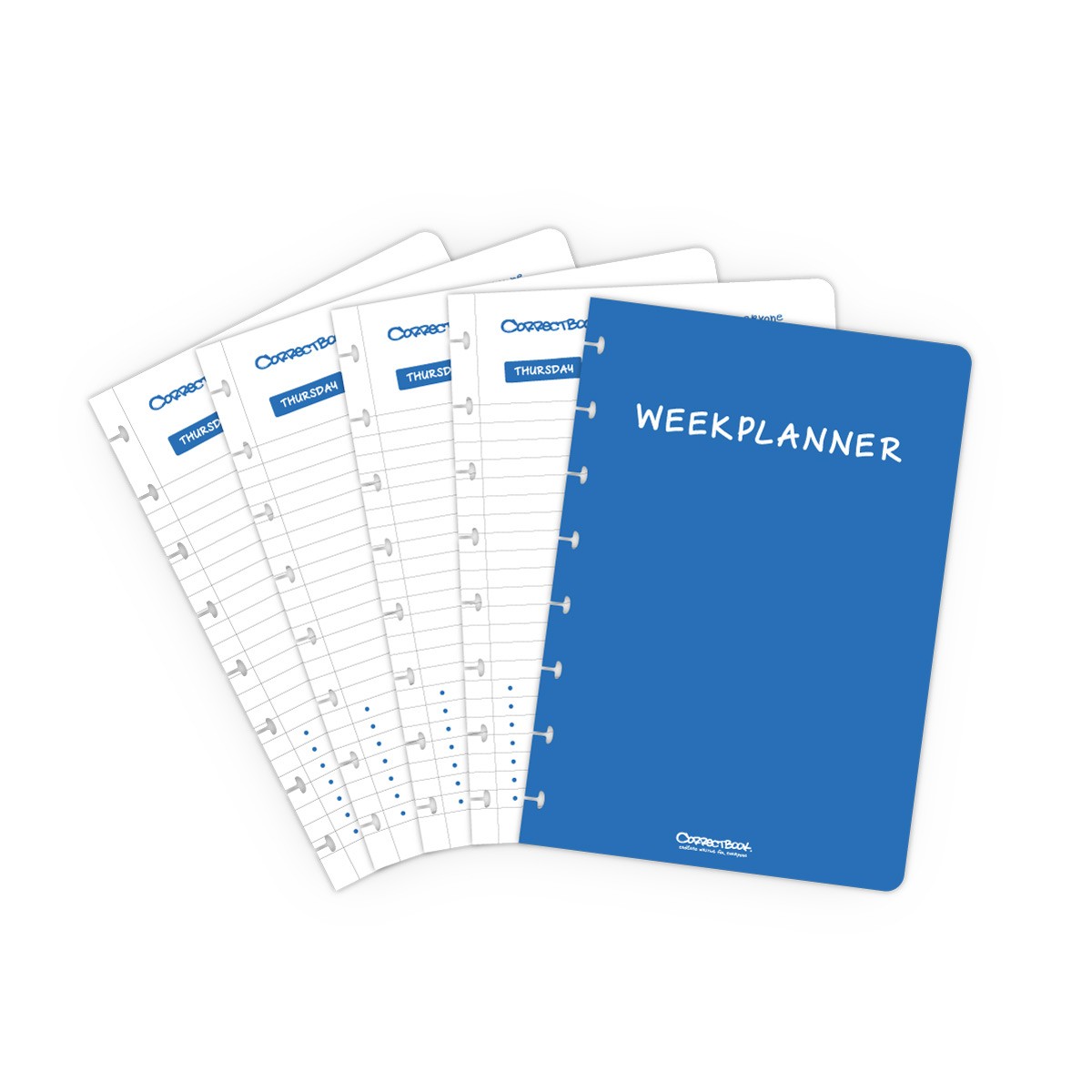 Correctbook Set Extra Pagina's-A5 - weekplanner